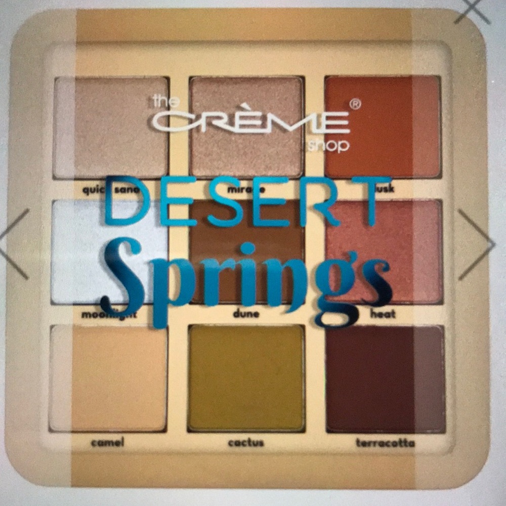 The Creme Shop Desert Springs Eyeshadow palette NEW BNIB